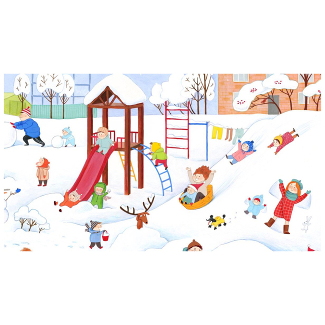 Книги-картинки для детей (2-6 лет) - Книжка «Новорічні канікули» Інна Руда (9789669747853)#4