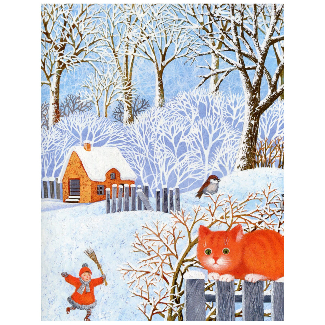 Книги-картинки для детей (2-6 лет) - Книжка «Їде грудень на коні» Галина Малик (9789669747815)#6