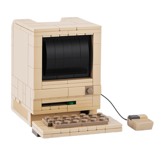 Конструктори з унікальними деталями - Конструктор MAX Retro S1 Комп’ютер Макінтош 221 деталь (83185AGQ8)#3