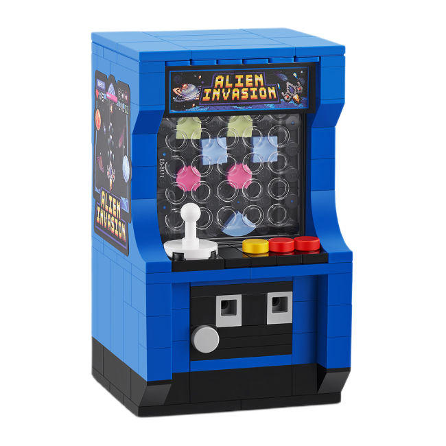 Конструктори з унікальними деталями - Конструктор MAX Retro S1 Ігровий аркадний автомат 162 деталі (83185BGQ8)#3