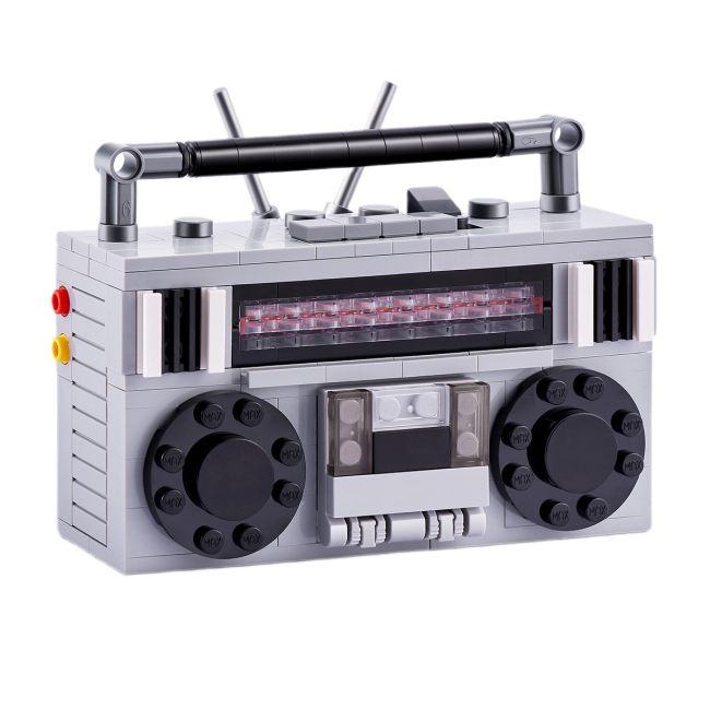 Конструктори з унікальними деталями - Конструктор MAX Retro S1 Касетний магнітофон 157 деталей (83185DGQ8)#3