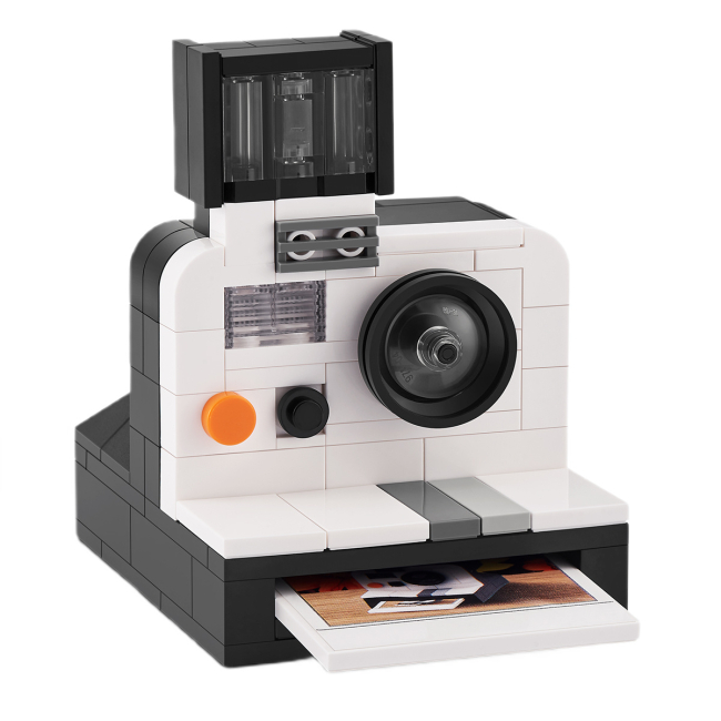 Конструктори з унікальними деталями - Конструктор MAX Retro S1 Фотоапарат Полароїд 152 деталі (83185EGQ8)#3