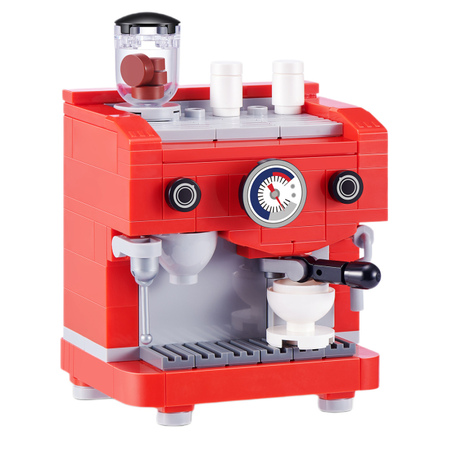 Конструктори з унікальними деталями - Конструктор MAX Home S1 Кавомашина 138 деталей (83224AGQ8)#3