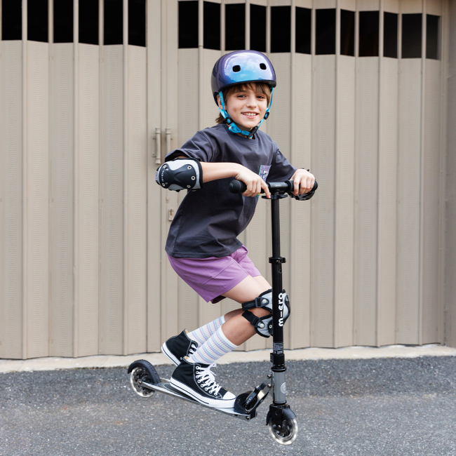 Захисне спорядження - Захисний шолом Micro Неохромовий синій 52–56 см (AC2288BX)#9