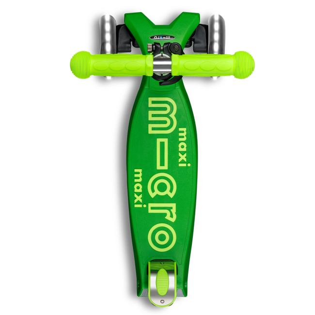 Самокаты - Самокат Micro Maxi Deluxe Neon LED Зеленый попугай (MMD232)#5