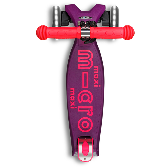 Самокаты - Самокат Micro Maxi Deluxe Neon LED Ультра розовый (MMD233)#5