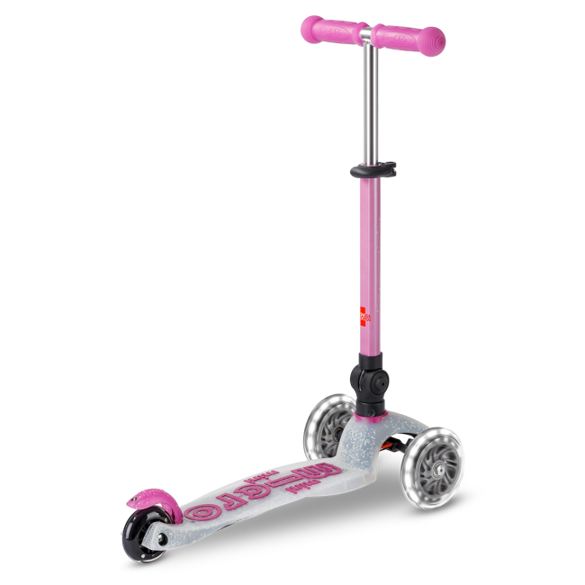 Самокаты - Самокат Micro Mini Deluxe Foldable Orion Glow LED розовый (MMD373)#3