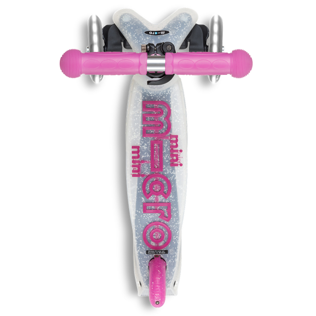 Самокаты - Самокат Micro Mini Deluxe Foldable Orion Glow LED розовый (MMD373)#5