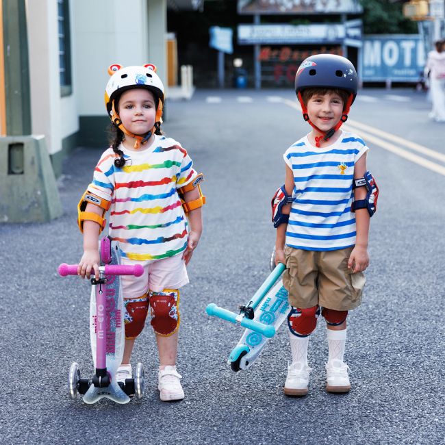 Самокаты - Самокат Micro Mini Deluxe Foldable Orion Glow LED розовый (MMD373)#7