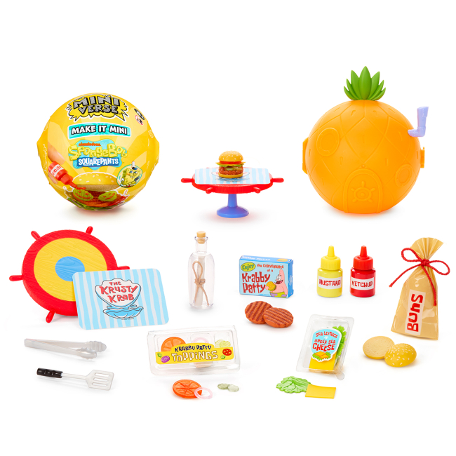 Наборы для творчества - Игровой набор Miniverse SpongeBob Создай вкусняшки Красти Краб (599296)#2