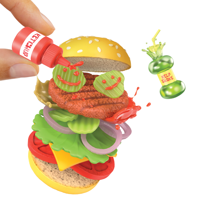 Наборы для творчества - Игровой набор Miniverse SpongeBob Создай вкусняшки Красти Краб (599296)#7