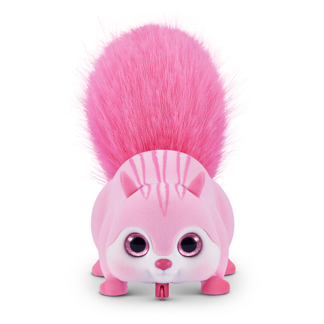 Фігурки тварин - Інтерактивна іграшка Pets alive S1 Білочка рожевий (9565B)#2