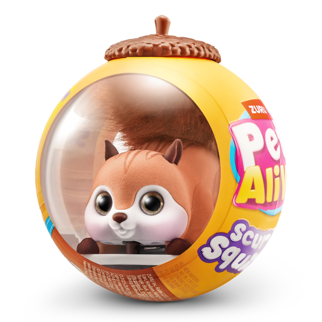 Фігурки тварин - Інтерактивна іграшка Pets alive S1 Білочка коричневий (9565E)#3