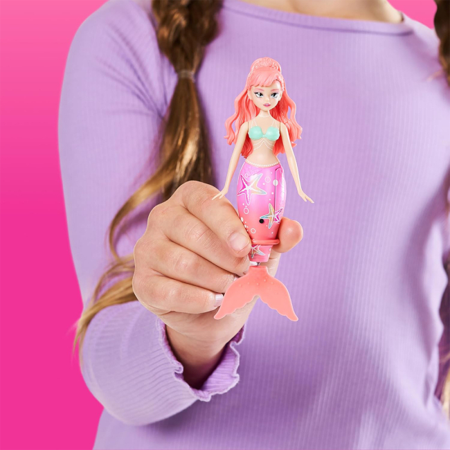 Куклы - Интерактивная игрушка Pets alive S1 Волшебная русалочка Розовая звезда (9567A)#3