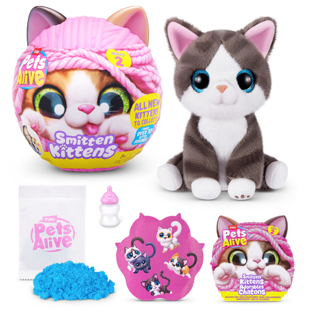 Мягкие животные - Набор-сюрприз Pets alive S2 Игривые котята (9568)#4