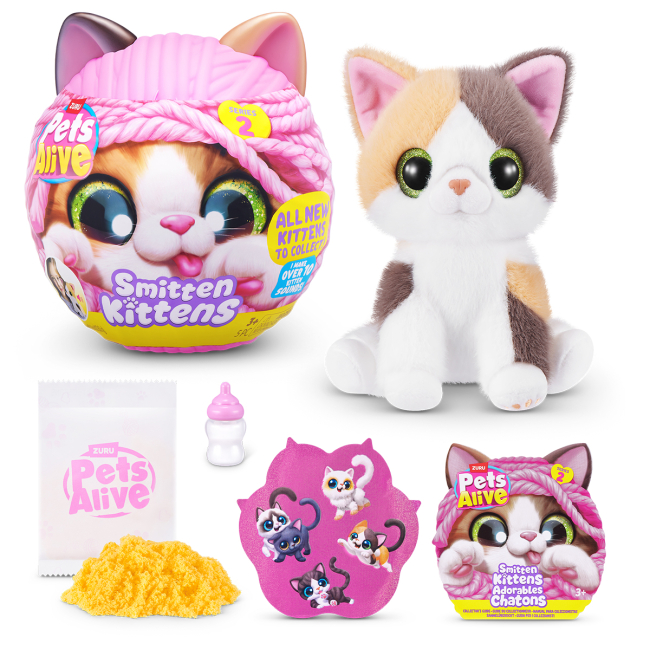 Мягкие животные - Набор-сюрприз Pets alive S2 Игривые котята (9568)#5