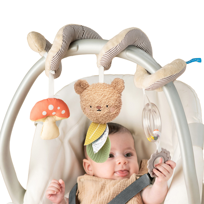 Підвіски, мобілі - Спіраль для візочка та автокрісла Taf Toys Квітуча фантазія Лісова пригода (13865)#4