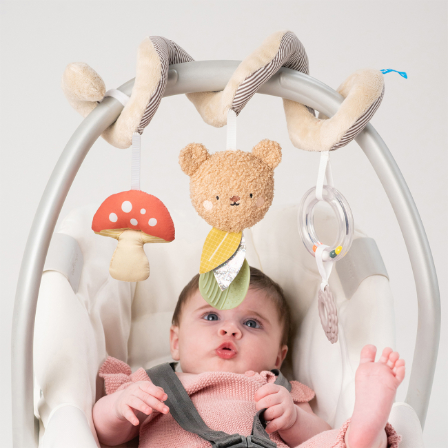 Підвіски, мобілі - Спіраль для візочка та автокрісла Taf Toys Квітуча фантазія Лісова пригода (13865)#5