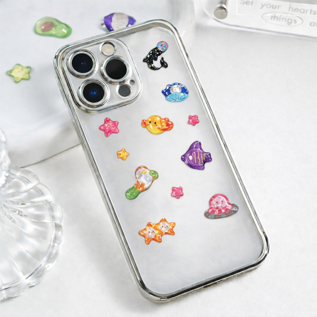 Наборы для творчества - Набор 3D-наклеек Tiki Wiki Crystal Тики океан (51366)#3