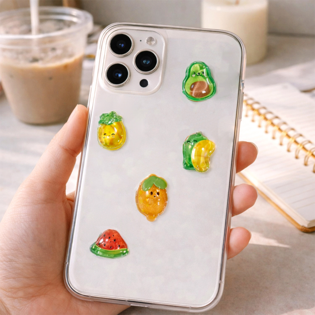 Наборы для творчества - Набор 3D-наклеек Tiki Wiki Crystal Тики фрукты (51367)#3