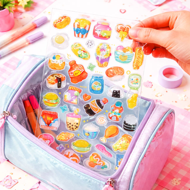 Наборы для творчества - Набор 3D-наклеек Tiki Wiki Crystal Тики вкусняшки (51368)#2