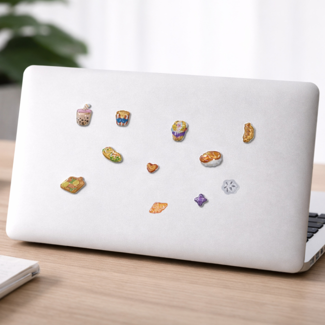 Наборы для творчества - Набор 3D-наклеек Tiki Wiki Crystal Тики вкусняшки (51368)#4