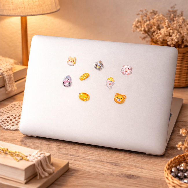 Наборы для творчества - Набор 3D-наклеек Tiki Wiki Crystal Тики уют (51422)#4