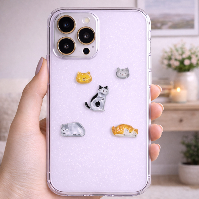 Наборы для творчества - Набор 3D-наклеек Tiki Wiki Crystal Тики котики (51429)#3