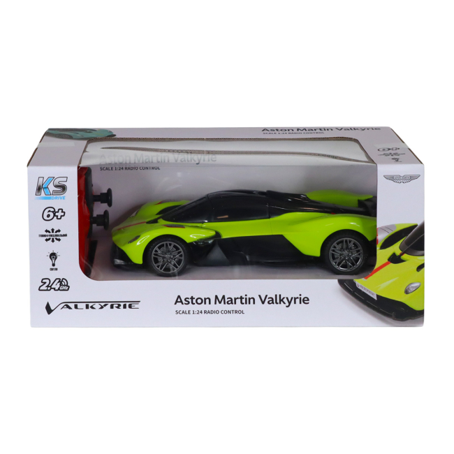 Радиоуправляемые модели - Автомобиль на радиоуправлении KS Drive Aston Martin Valkyrie 1:24 зеленый (250GAVGG)#7