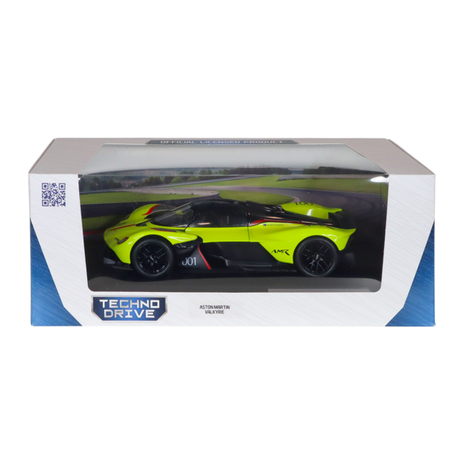 Автомодели - Автомодель TechnoDrive Aston Martin Valkyrie желтый 1:18 (250937AMVKLG)#8
