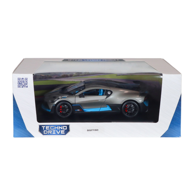 Автомодели - Автомодель TechnoDrive Bugatti Divo серый 1:18 (250940BDGY)#9