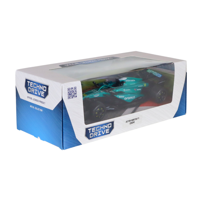 Автомоделі - Автомодель TechnoDrive Aston Martin F1 2024 1:24 (250941AMF1)#7