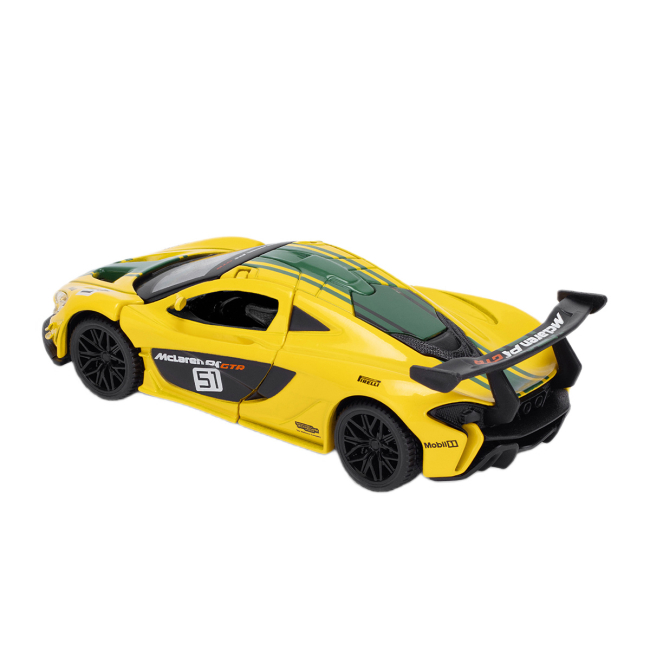 Автомоделі - Автомодель TechnoDrive McLaren P1 жовтий 1:43 (250946MLP1YW)#4