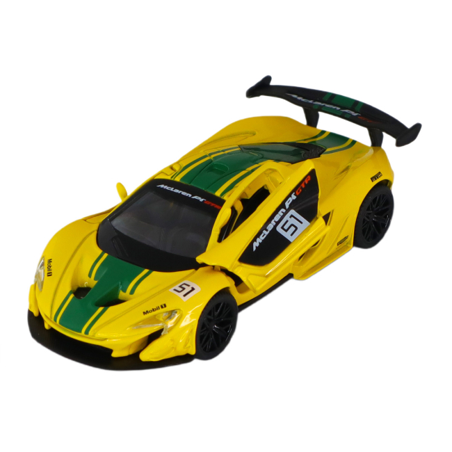 Автомоделі - Автомодель TechnoDrive McLaren P1 жовтий 1:43 (250946MLP1YW)#6