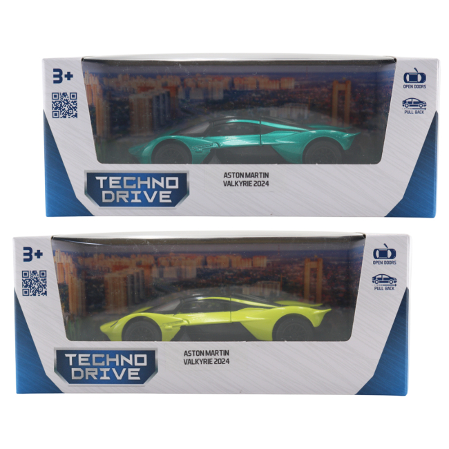 Автомодели - Автомодель TechnoDrive Aston Martin Valkyrie 2024 в ассортименте (250951)#4
