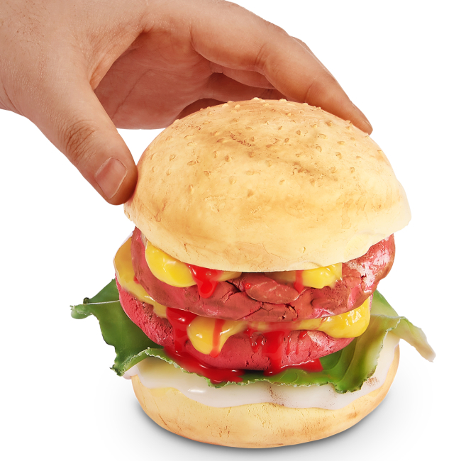 Антистресс игрушки - Игровой набор Slime Mart Shopping Basket Бургер (15905A)#6