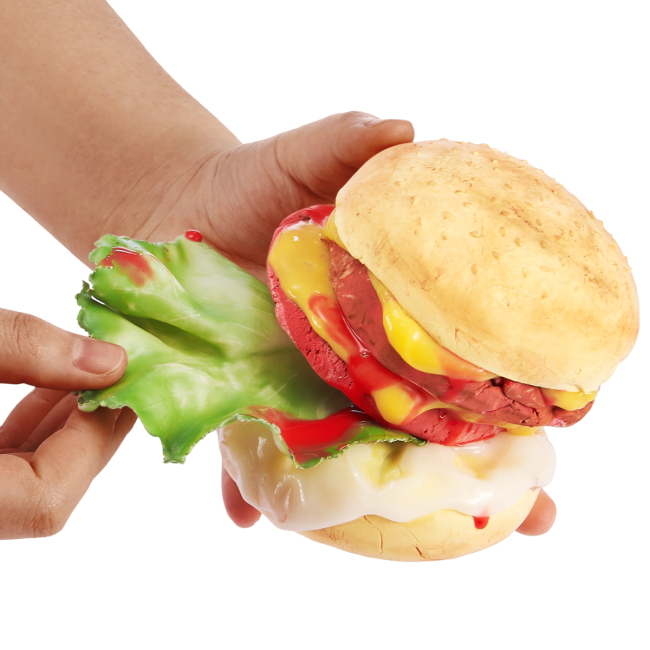 Антистресс игрушки - Игровой набор Slime Mart Shopping Basket Бургер (15905A)#7