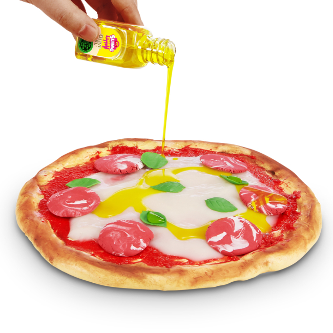 Антистресс игрушки - Игровой набор Slime Mart Shopping Basket Пицца (15905B)#4