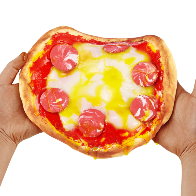 Антистресс игрушки - Игровой набор Slime Mart Shopping Basket Пицца (15905B)#5