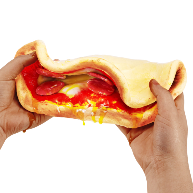 Антистресс игрушки - Игровой набор Slime Mart Shopping Basket Пицца (15905B)#7