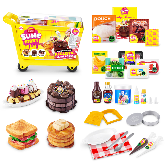 Антистресс игрушки - Игровой набор Slime Mart Shopping Cart Тележка вкусностей (15907)#2