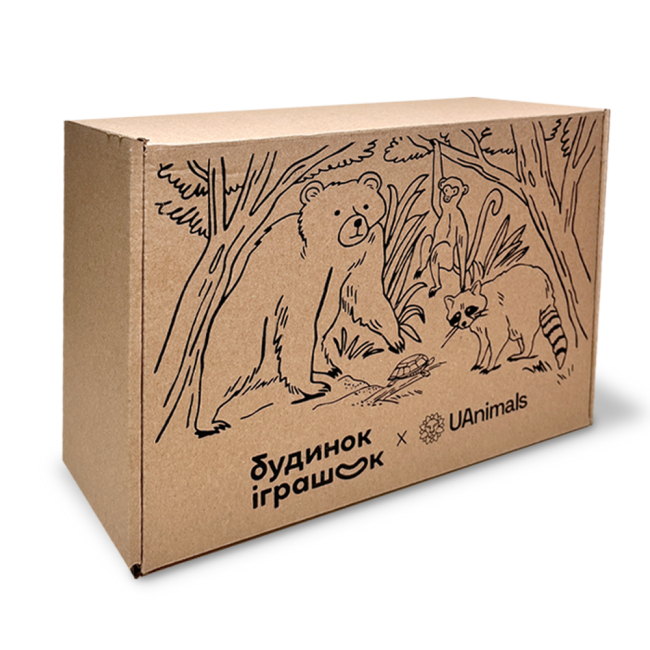 Мягкие животные - Подарочный набор Будинок Іграшок ​ х UAnimals (2300006266362)#2