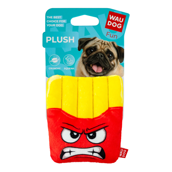 Игрушки для собак - Игрушка для собак WAUDOG Fun Plush Картошка фри (4823089387239)#3