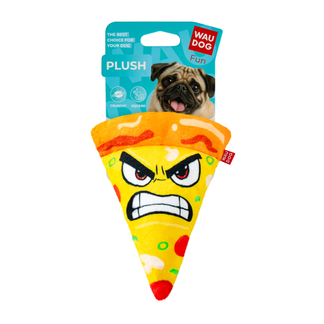 Игрушки для собак - Игрушка для собак WAUDOG Fun Plush Пицца (4823089387222)#3