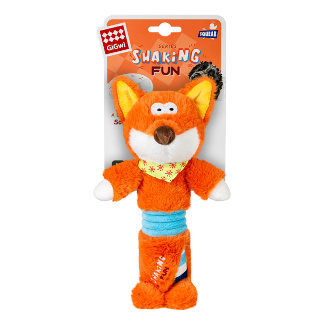 Игрушки для собак - Игрушка для собак GiGwi Plush Friendz Енот с пищалкой (2259)#2