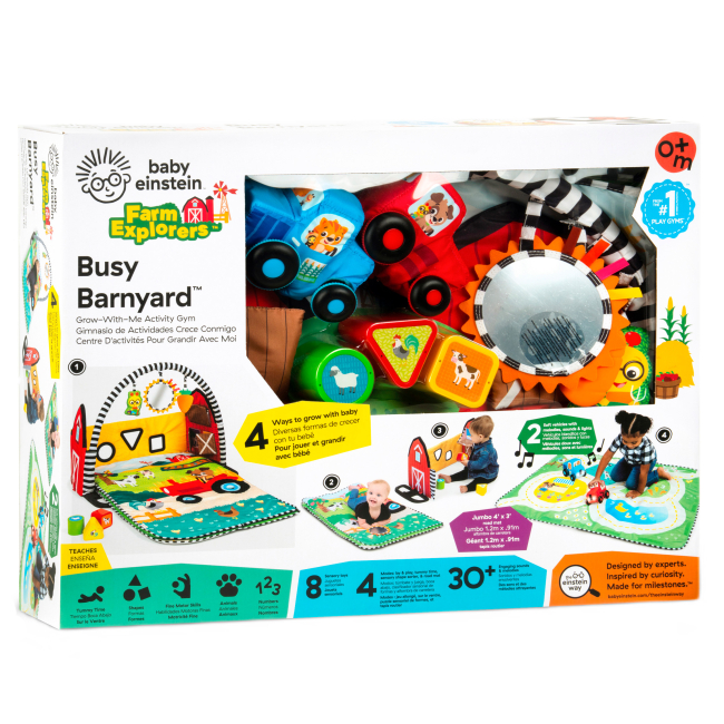 Розвивальні килимки - Розвиваючий килимок Baby Einstein Busy Barnyard 4 в 1 (17327)#2