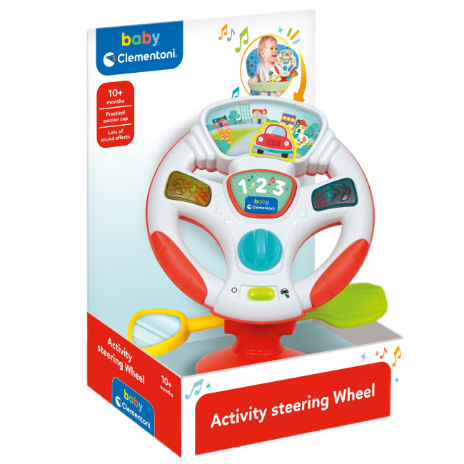 Розвивальні іграшки - Музичне кермо Clementoni Activity Steering Wheel на присосці (17899)#2