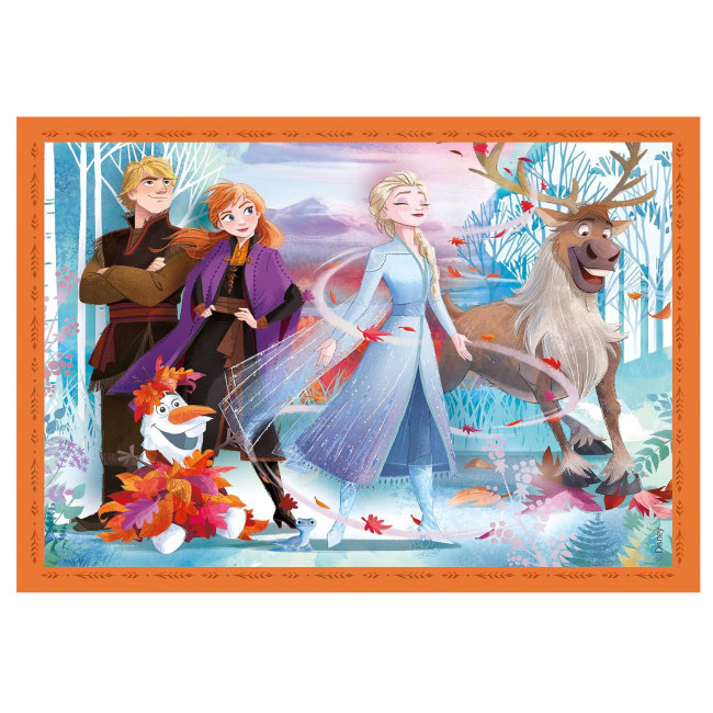 Пазли - Пазл Clementoni Frozen 4 в 1 (21518)#3