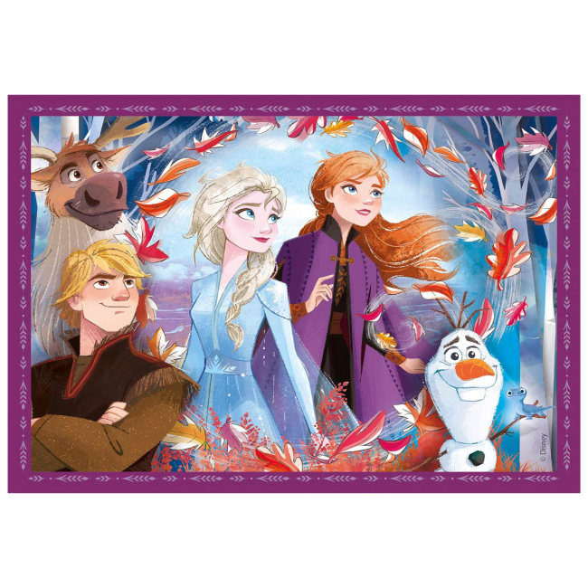 Пазли - Пазл Clementoni Frozen 4 в 1 (21518)#5