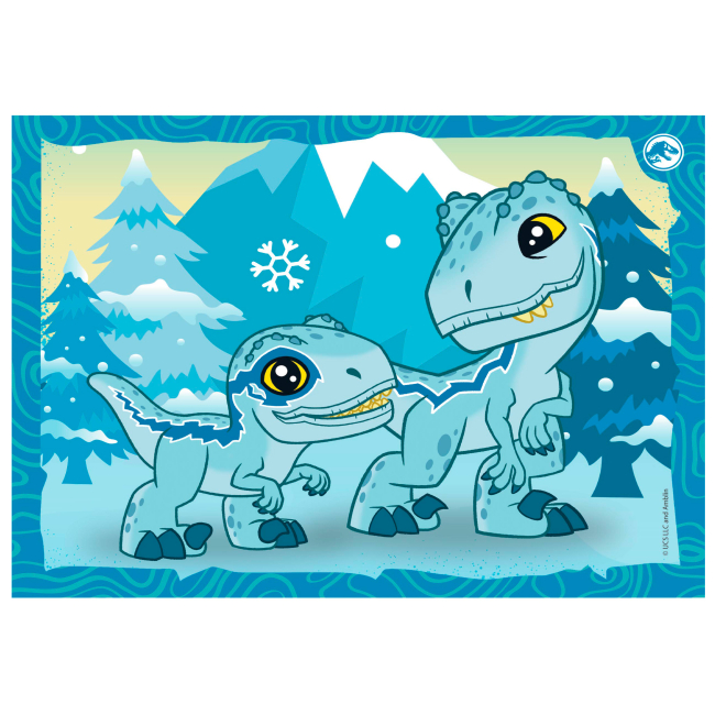 Пазли - Пазл Clementoni Jurassic World 4 в 1 (21521)#2